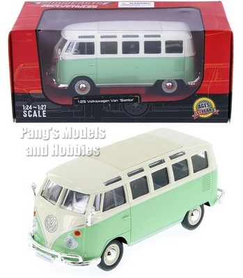1951 Volkswagen  VW T1 (Type 2) Samba Bus Van 1/25 Scale Diecast Model - Green