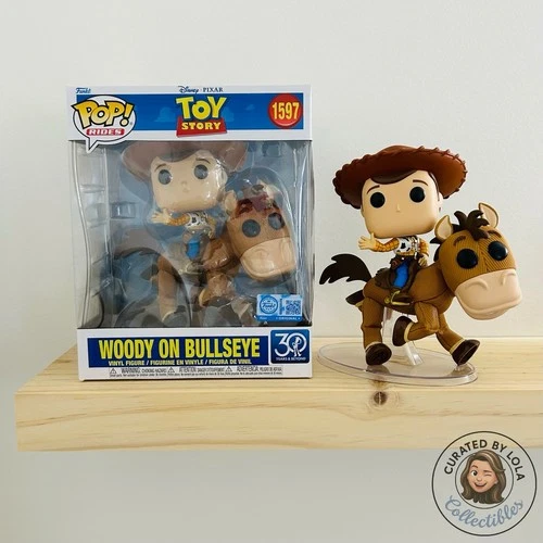 Disney Pixar Toy Story Funko Pop Rides Deluxe Woody on Bullseye #1597 Exclusive