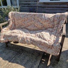 Vintage Feather EiderDown Double Paisley Multicoloured Fabulous blue