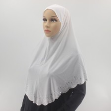Muslim Women Solid Color Hijab Scarf Wrap Shawl Stole Islamic Prayer Headscarf