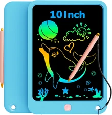LCD Writing Tablet for Kids, 10 Inch Colorful Drawing Tablet, Educational Learni