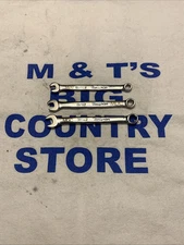 Snap-on 3pc 6pt SAE Midget Combination Wrench Set 5/32"-7/32"  OXI5SB-OXI7SB