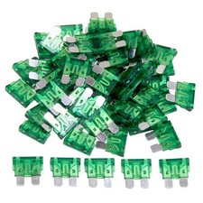 55 pcs 30 Amp Standard Blade Fuse, 30A Automotive Fuse for Car Truck 30A fuse