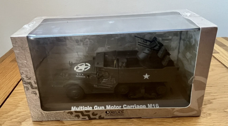 Atlas Editions 6690003 Multiple Gun Motor Carriage M16 Sealed Box UNOPENED NEW - Image 2 of 4