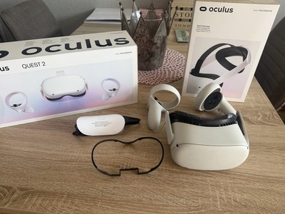 Meta Oculus Quest 2 128GB Eigenständiges VR-Headset - Weiß - Mit Elite Strap