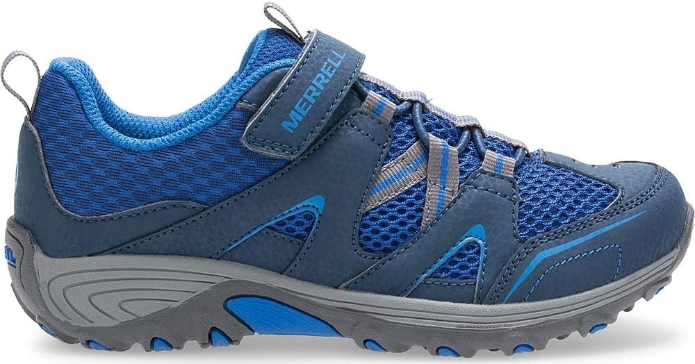 Merrell Trail Chaser Unisex Big Kid Size 6 M Youth Hiking Sneaker Navy/Blue