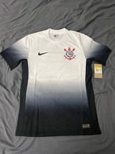 Nike Corinthians Brazil Dri Fit ADV Match SS Soccer Home Jersey Sz S FN8765-100