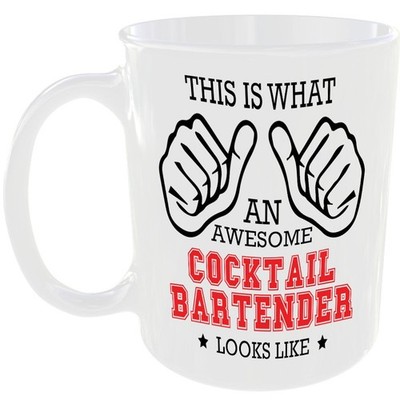 EIN TOLLER COCKTAIL BARKEEPER SIEHT AUS WIE TASSE IDEALES GESCHENK TASSE FÜR ARBEIT JOB KARRIERE