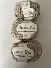 Debbie Bliss Cashmerino Astrakhan 3 X 50gm Balls.