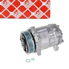 febi Klimakompressor für PEUGEOT 407 508 I CITROEN C5 3 C6 1.6 1.8 2.0 2.7 3.0D