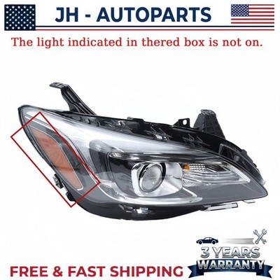 Fits 2017-19 Buick LaCrosse Xenon/HID LED Tube w/AFS Headlight Passenger Right