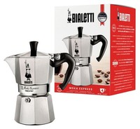 Bialetti Moka Express Espressokocher 4 Tassen Filterkaffeemaschine Aluminium