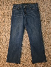 Lucky Brand Jeans Women  s 12/32 Blue Fade Mid Rise Stretch Flare Leg Vintage