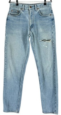 Vintage LEVI'S STRAUSS & CO Herren 501 Gerade Jeans Größe W32 L34