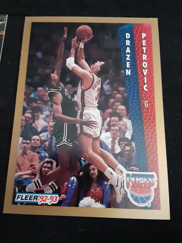 Drazen Petrovic #147 1992 Fleer card