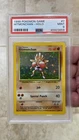 1999 Pokémon Base Set Hitmonchan Holo 7/102 PSA 9 Mint