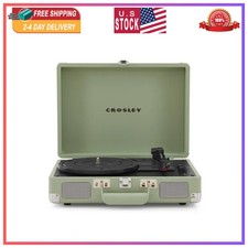 Crosley Cruiser Premier Bluetooth Vinyl Record Player Mint Portable Turntable