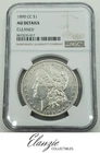 1890-CC Morgan Silver Dollar NGC AU Details Cleaned