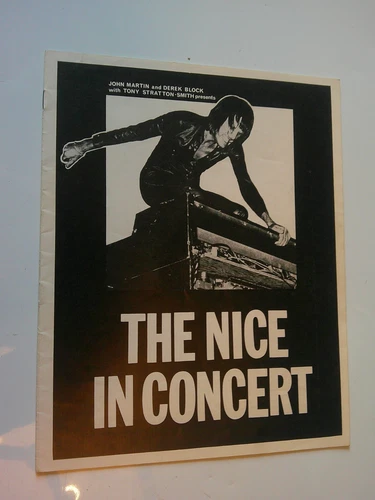 THE NICE (KEITH EMERSON) tour programme Feb 1970