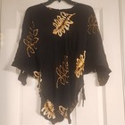 Sekar Batik Traditional Indonesia Black Shawl — photo 1