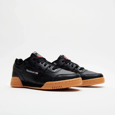 Reebok Classic Men's Black Carbon Workout Plus Shoes Size 7 us CN2127