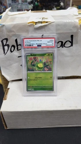 2025 BUDEW MASTER BALL REVERSE HOLO PRISMATIC EVOLUTIONS POKEMON PSA 10 #004