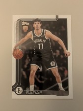 2025-26 Topps Ben Saraf (RC) Flagship #226 Brooklyn Nets