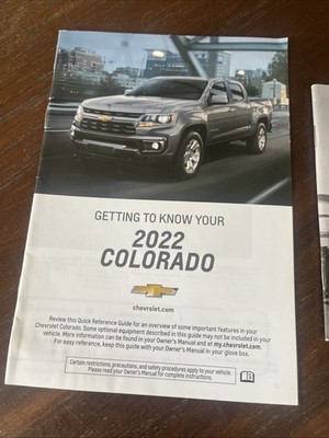 2022 Chevy Colorado Owners Warranty Information & Get To Know Guide
