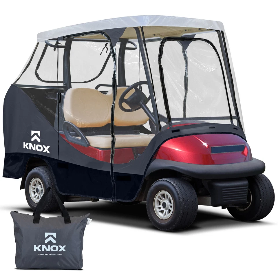 Knox Golf Cart Abdeckungen 2 Sozius 55", 600D Universal Winter Golf Cart Gehäuse