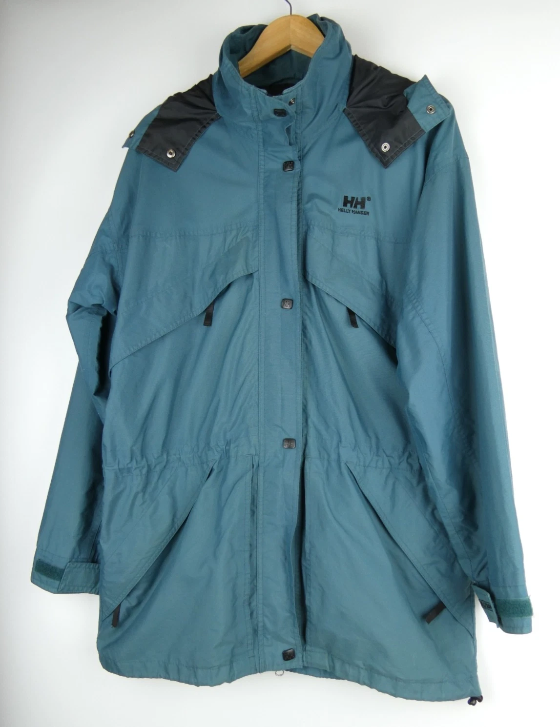 Men's Helly Hansen helly tech jacket blue rain/snow shell jacket sz. M