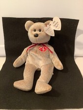 Ty 1999 Signature Bear Beanie Baby With Tag 