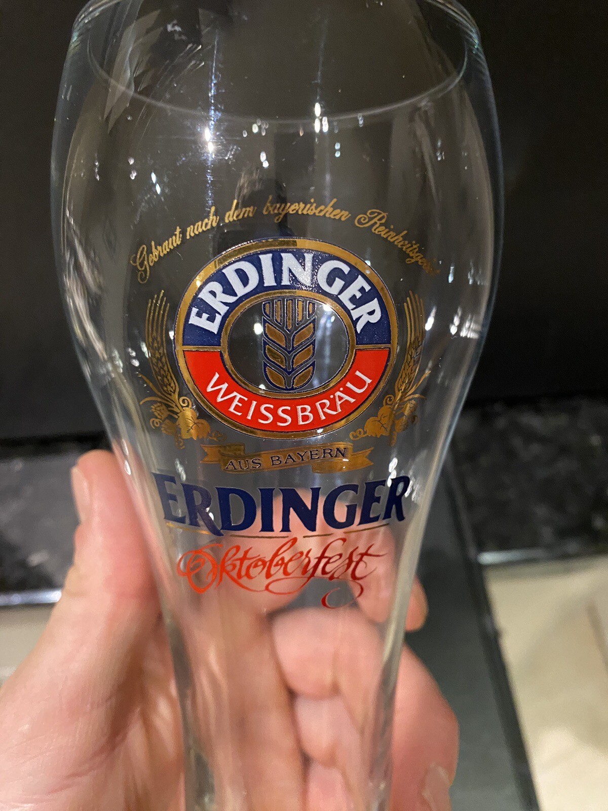 Genuine Erdinger Beer Glass 50cl (Pint Glass) eBay