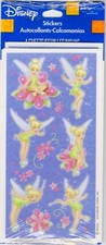 Tinker Belle, 4 SHEETS, scrapbook stickers - Disney 14737
