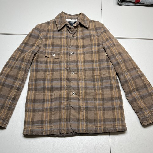 stussy sherpa lined corduroy plaid 