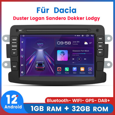 Für Dacia Duster Sandero Logan Dokker Lodgy Renault Captur Radio GPS Navigation