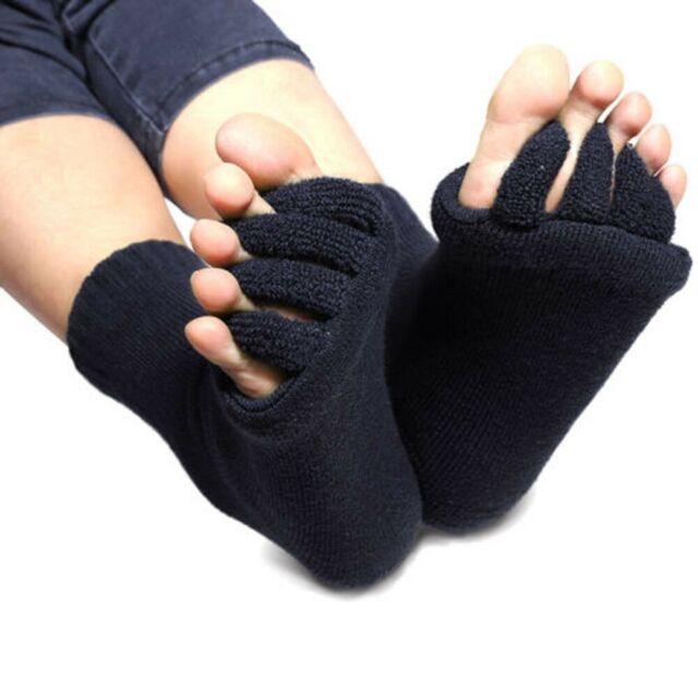 PEDIMEND Five Finger Alignment Orthotics Toeless Bunion Cotton Socks (2PCS) - UK