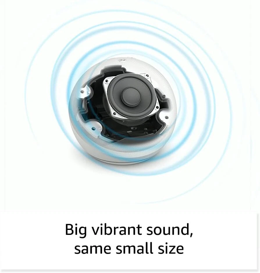 Amazon Echo Dot Smart Speaker(5th Gen, 2022 Released) Bigger Vibrant Sound Alexa - Image 2 of 4