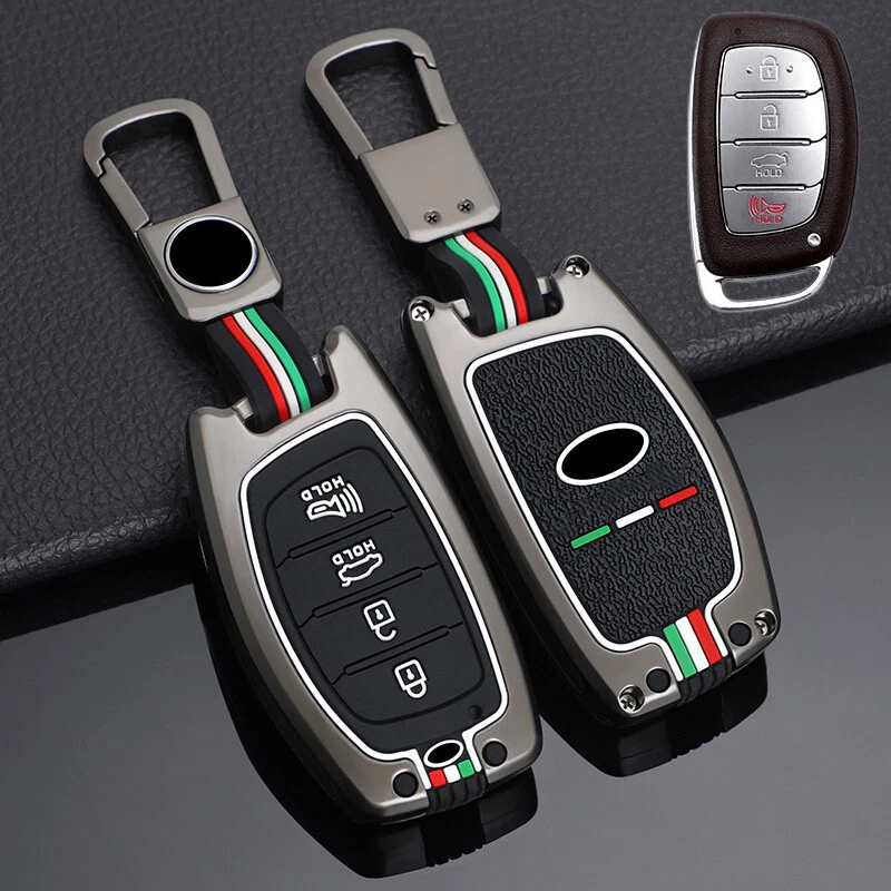 Funda Carcasa Llavero Coche Aleación Zinc Silicona Para Hyundai Tucson Ioniq Elantra ix35 Foto 3 de 4