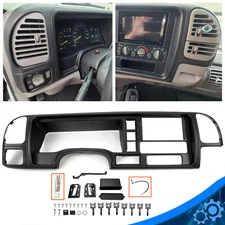 FOR 1995-02 GMC Truck SUV Radio Stereo Double Din Dash Kit Panel Wire Harness