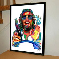 The Dude The Big Lebowski Jeff Bridges Poster Print Wall Art 18x24