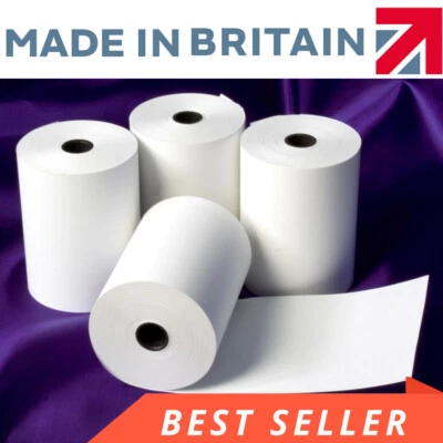 57mm x 40mm 57x40mm Thermal Paper Credit Card Streamline PDQ Machine Till Rolls