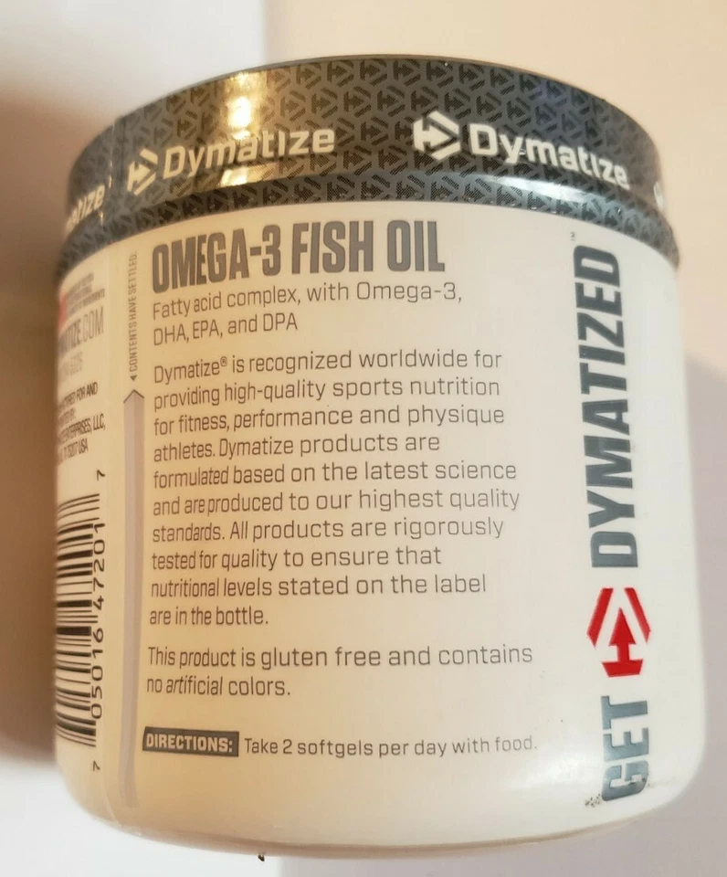Aceite de pescado Dymatize OMEGA-3 120 cápsulas blandas Foto 3 de 4