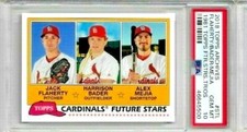 2018 Topps Archives Jack Flaherty/ Bader/ Mejia PSA 10 RC
