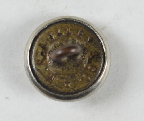 1870er-90er Jahre Original Motormann Eisenbahn Mitarbeiter Arbeiter Uniform Knopf C8E - Bild 2 von 2