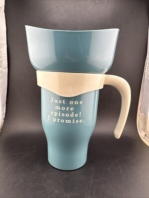 Target Snack Tumbler Sea Foam Just 1 More Episode 32.5oz Movie Night Binge  