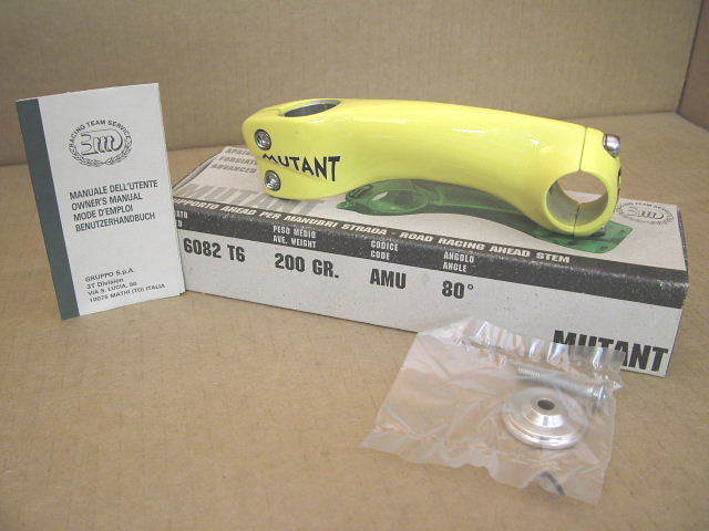New-Old-Stock 3T Yellow Mutant Stem (25.8 mm / 26.0 mm clamp x 120