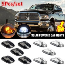 5pcs For Truck Suv Whiteamber Smoked Lens Led Cab Roof Marker Running Lights