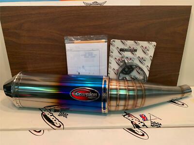 Scorpion Slip-on Exhaust Titanium Flame '05-'06 Suzuki GSXR1000