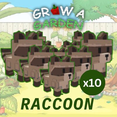 GROW A GARDEN | RACOON | Fast Delivery and cheapest  