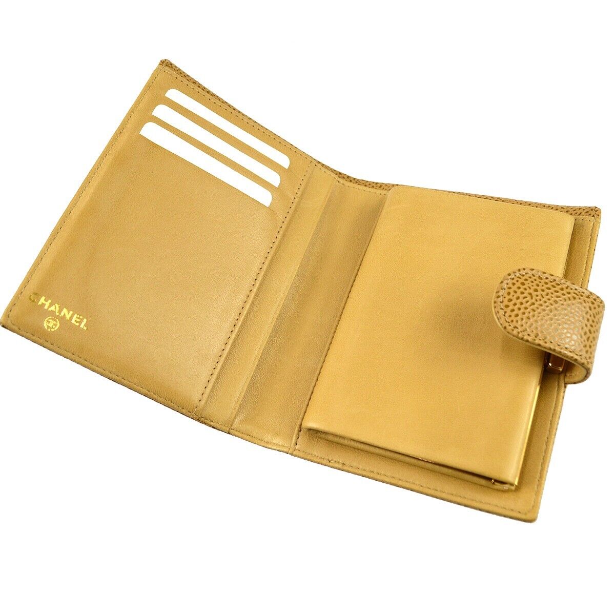 Chanel Beige Calfskin Wallet Purse 59904 | eBay Chanel Beige Calfskin Wallet Purse 59904 | eBay